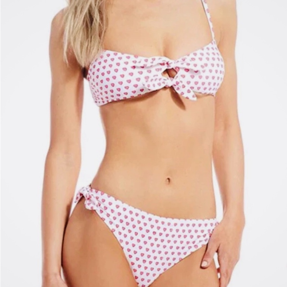 Roller Rabbit Heart Print Bikini Set XL